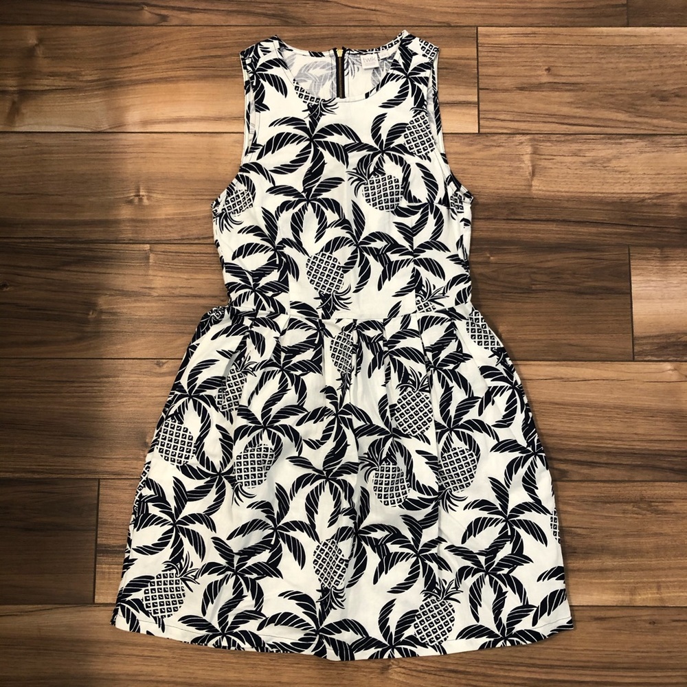 Pineapple Print Summer Dress - Picture 1 of 4